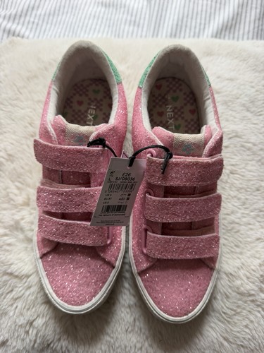 Next pink sparkly trainers - pink,