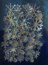 50 Xmas Die cut shapes for card making, scrapbook, embellishments, toppers