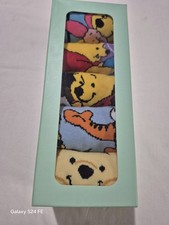 Winnie the Pooh Themed Socks 5 Pairs of Size 4-8  Very Cute, Soft. A Great Gift