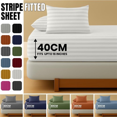 Luxury egyptian stripe - egyptian, fitted