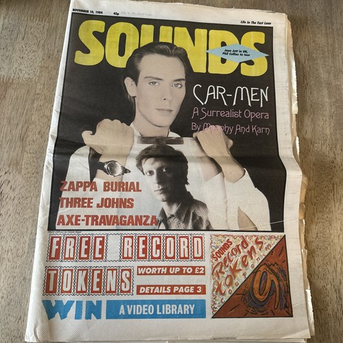 Sounds magazine nov 1984 - magazine, 10