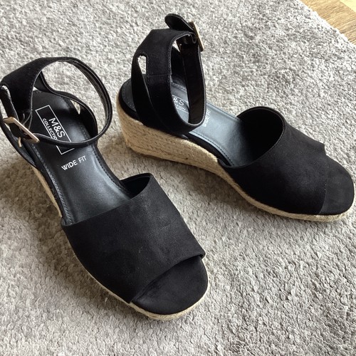 Marks spencer black - marks, peep-toe