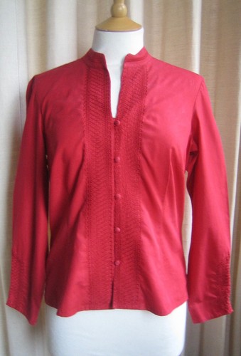 Vintage 90s red cotton - red, laura