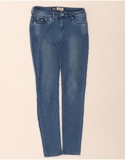 SUPERDRY Womens Jegging Skinny Jeans W28 L32 Blue Cotton DN12