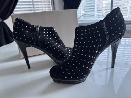 Dune ladies black - ladies, stud