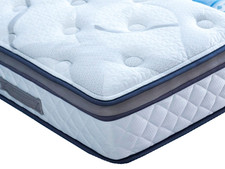 3FT SINGLE GEL COOL MEMORY FOAM POCKET SPRING MATTRESS MAJESTIC | Clearance !