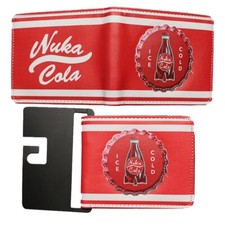Fallout 4 76 Nuka Cola Quantum Gamer Gaming Leather Bifold Wallet Card Holder