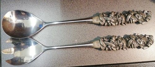 Pair norwegian pewter - pair, handle
