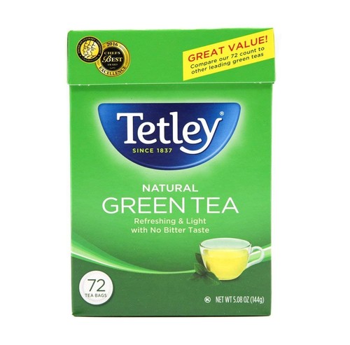 Tetley natural green tea - natural,