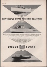 1933 DODGE MOTORBOAT RUNABOUT