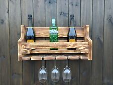 Wine Spirit Rack Shelf Wooden