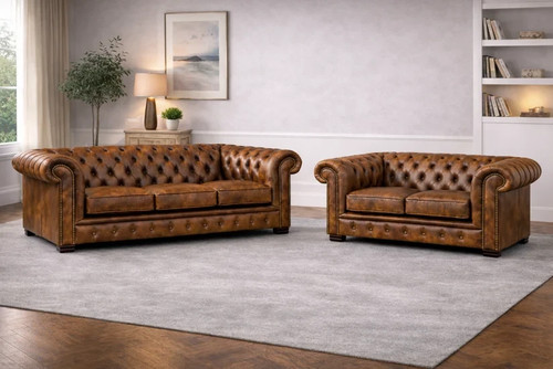 Antique chesterfield sofa - sofa, –