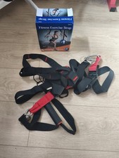 Fitness TRX Suspension Trainer Strap Home Exercise Gym Can Be Door mount