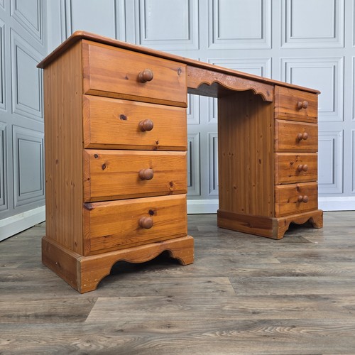 Vintage pine desk - vintage,