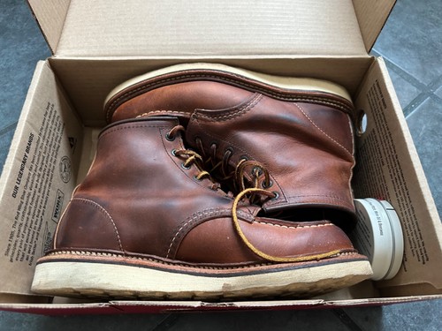 Red wing moc - toe, rough