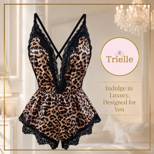 Amara leopard satin - leopard,