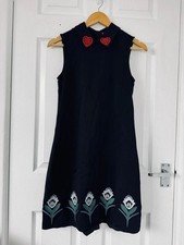 Markus Lupfer Black Embroidered Dress - Size XS