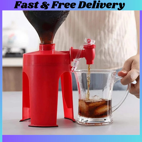 Coke soda dispenser with tap - coke,