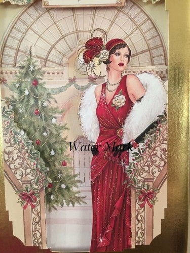 Christmas girl art deco great - girl,