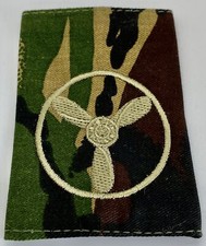 British RAF Air Specialist Technician Class 1 DPM Combat Rank Insignia Slide