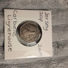 Jersey 20p twenty pence coin 2009 LIGHTHOUSE of La CORBIERE Bailiwick of Jersey