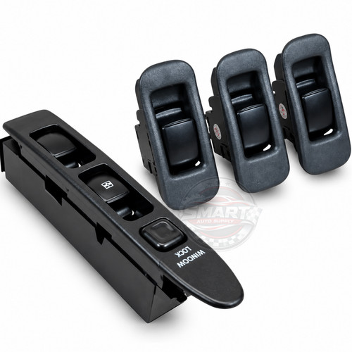 Power window switch set 4pcs - power,