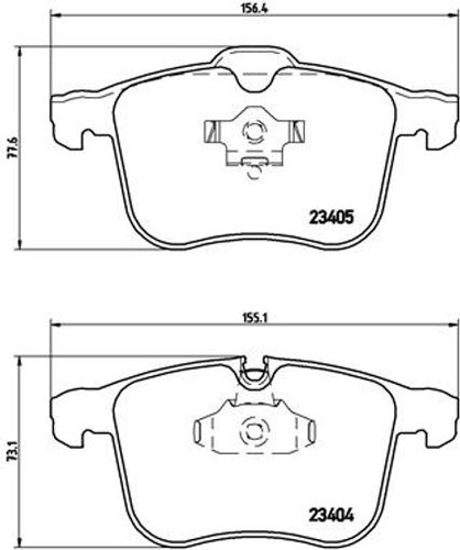Fits brembo 049 - 59, pads
