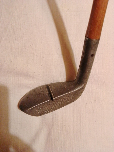 Antique vintage hickory putter - antique,