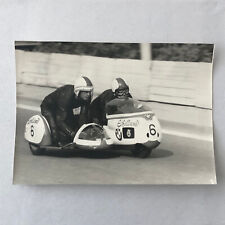 Vintage Motorcycle Racing Photo photograph BMW Sidecar Side Car Bike