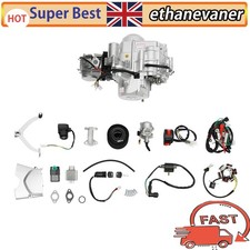 125CC 4-Stroke Bicycle Engine Kit Petrol Gas Engine Motorised Dirt Bike ATV Moto