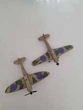Matchbox Tonka Supermarine Spitfire & Hawker Hurricane Diecast Planes RAF