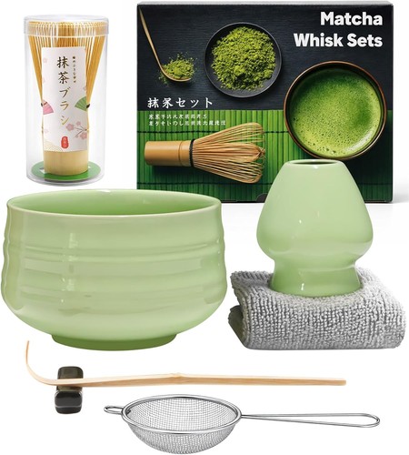 7pcs matcha set tea - set,matcha,