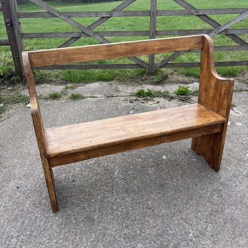 Antique pine pew - pew, bench
