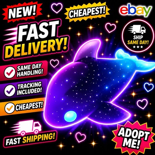 Mega neon glormy dolphin - neon, |