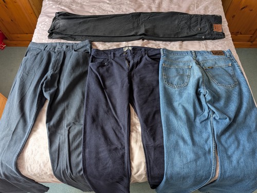 Mens jeans trousers job lot - mens,