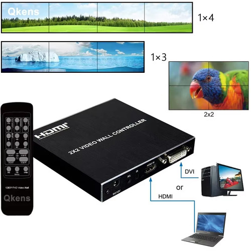 2x2 hdmi video wall controller - hdmi,