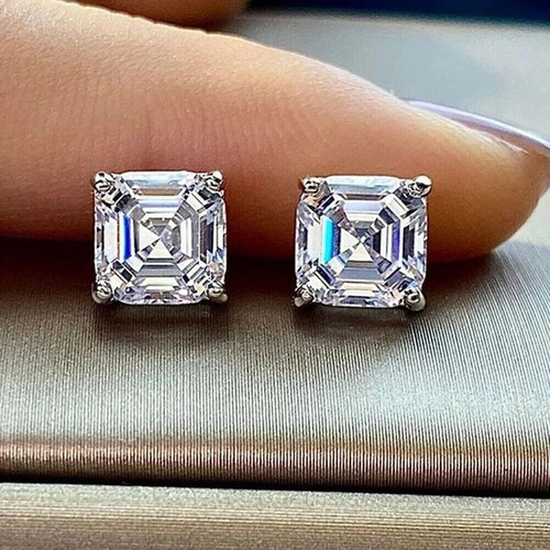Real 7mm asscher - 7mm, cut