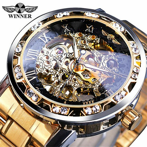 Winner men stainless - stainless, steel