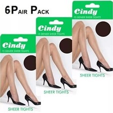6x Pairs Ladies Cindy 15
