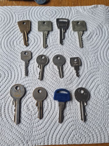 Old vintage keys - old,
