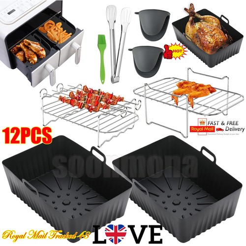 12pcs air fryer rack grill - 12pcs, rack&grill