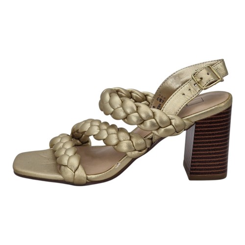 Gold braided strap block - m&s,
