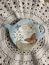 VTG Teapot Shaped Tea Bag Rest