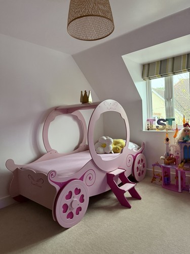 Princess carriage bed for kids - bed,