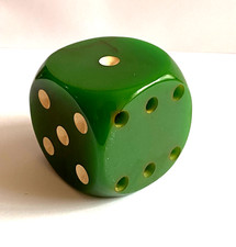 Rare Vintage Green Bakelite