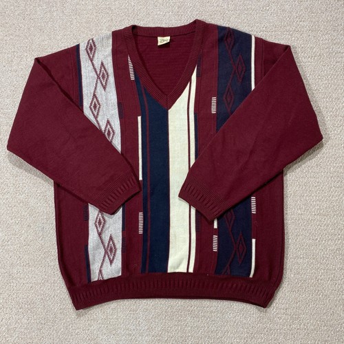 Vintage pattern jumper mens - jumper, xl