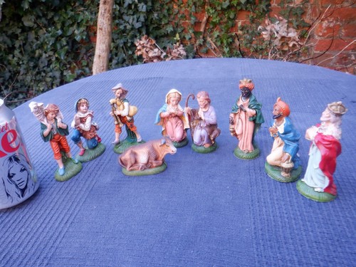 Vintage italian made nativity - italian,
