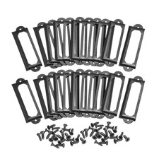 60x17mm Metal Label Holders