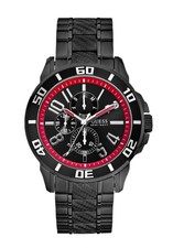 Guess Racer Gents Watch with Black Strap W18550G1