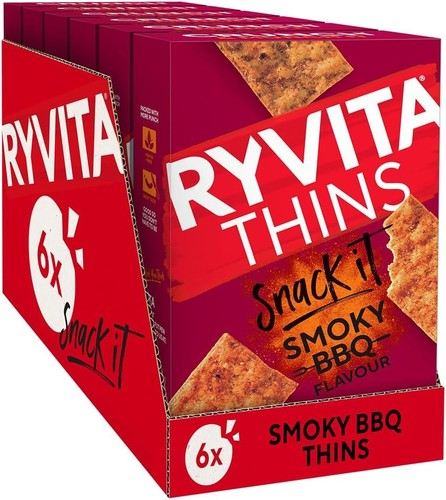 Ryvita thins snack smoky - snack,